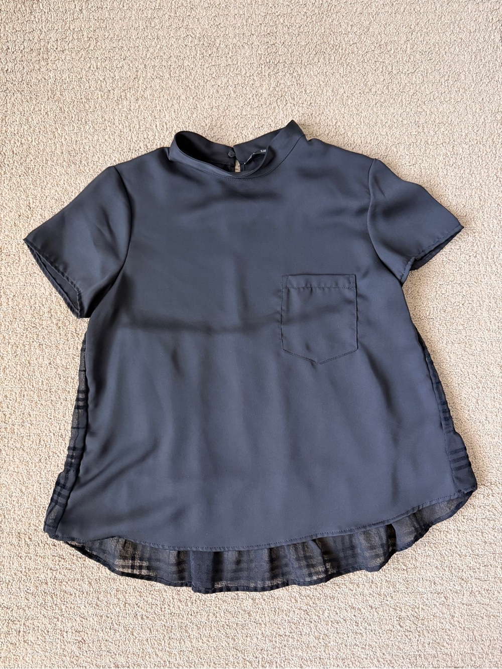 Zara Women’s Sheer Tunic Blouse